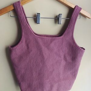 NWT✨ Kendall & Kylie Ribbed Crop Top, Sz. M